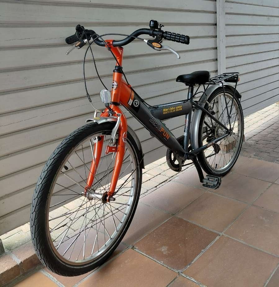 Jongensfiets 24 inch, Fietsen en Brommers, Fietsen | Jongens, Ophalen, Velgrem, Versnellingen, BikeFun Kids (BFK)