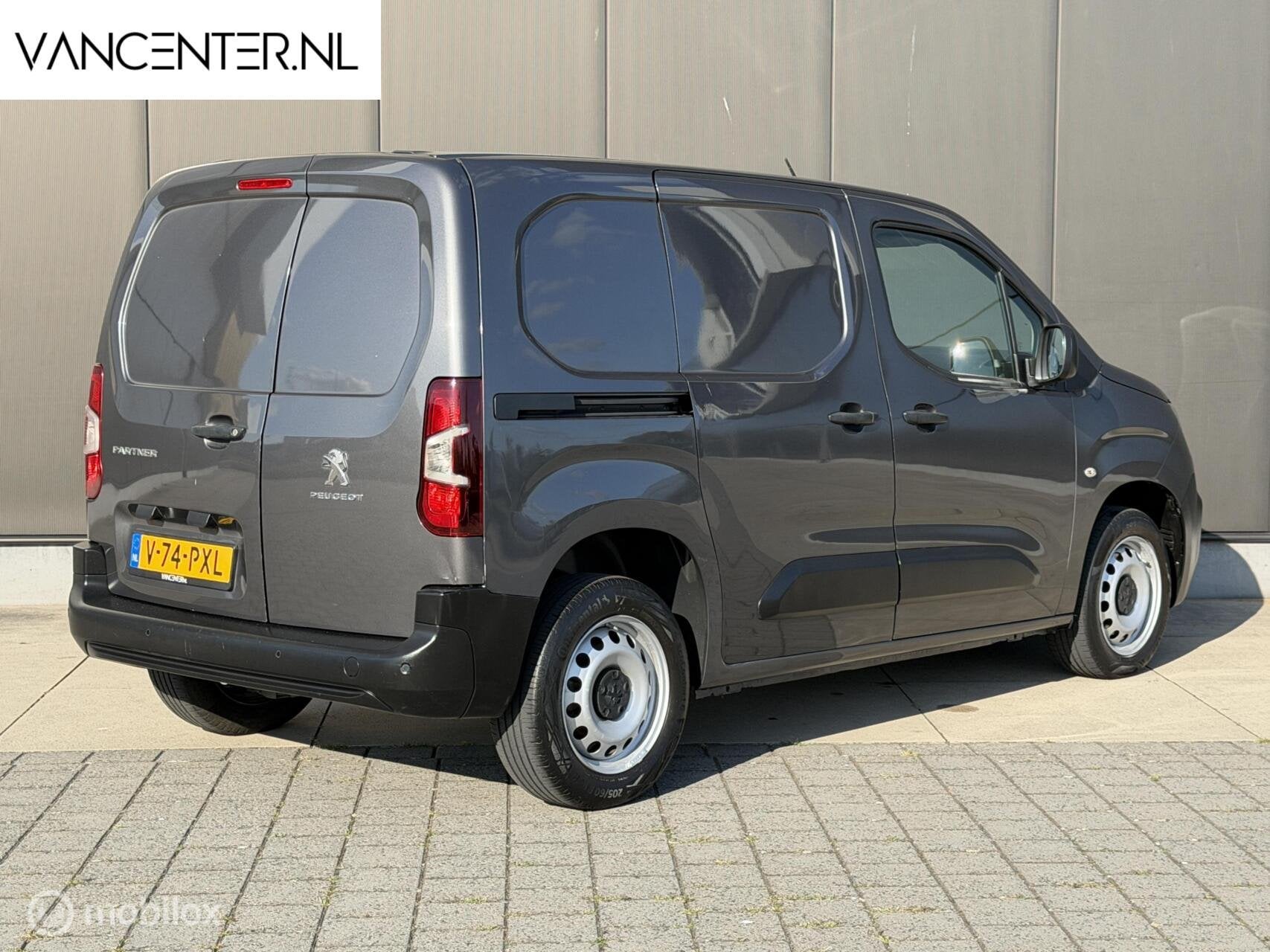 Peugeot Partner 1.5 BlueHDI 130PK Automaat Carplay 2x Schuif, Autos, 1355 kg, Argent ou Gris, Achat, Euro 6