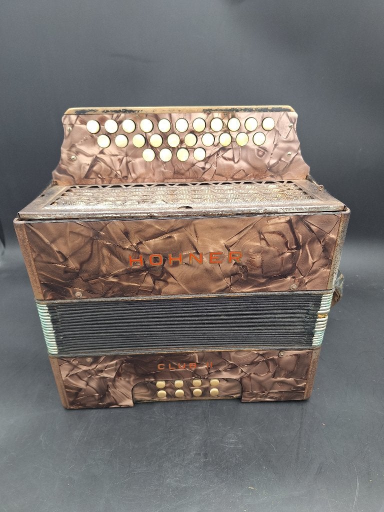 oude Hohner accordeon met koffer, begin 1900, Ophalen of Verzenden