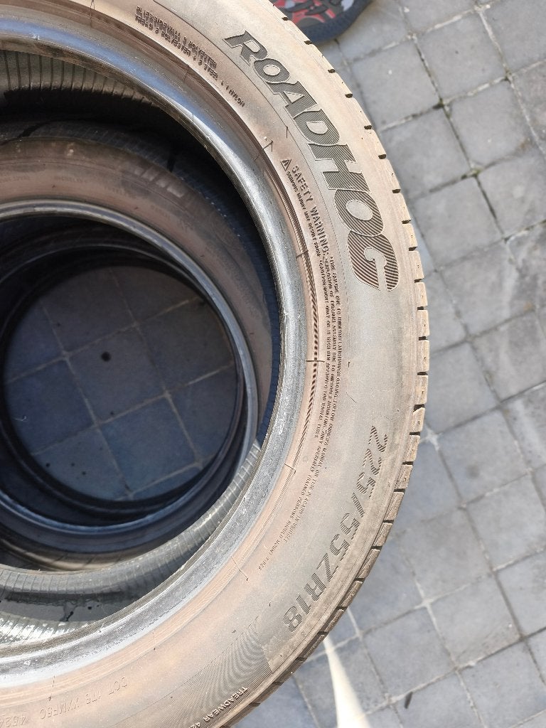 Pneus 225 55 R18 été 102W, Ophalen, 18 inch, Gebruikt, Band(en)