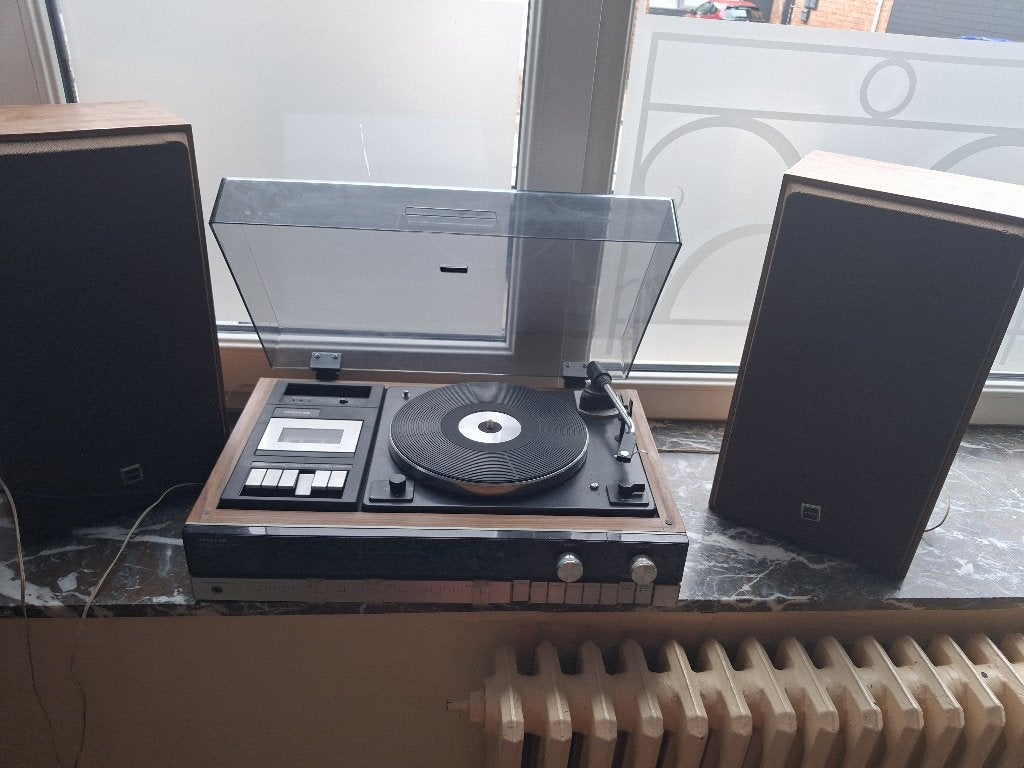 Hi-Fi Vintage ensemble combiné Neufunk années 70 complet, Enlèvement
