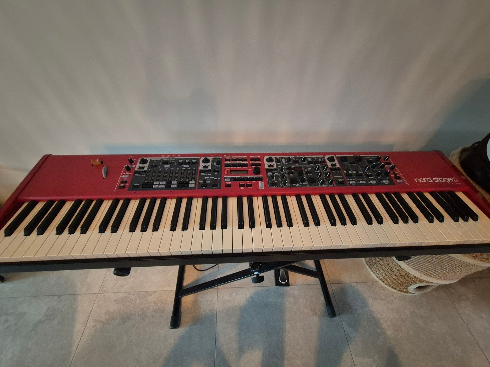 Nord Stage 2 HA88 | Softcase | sustainpedaal| standaard, Muziek en Instrumenten, Keyboards, Gebruikt, 88 toetsen, Aanslaggevoelig