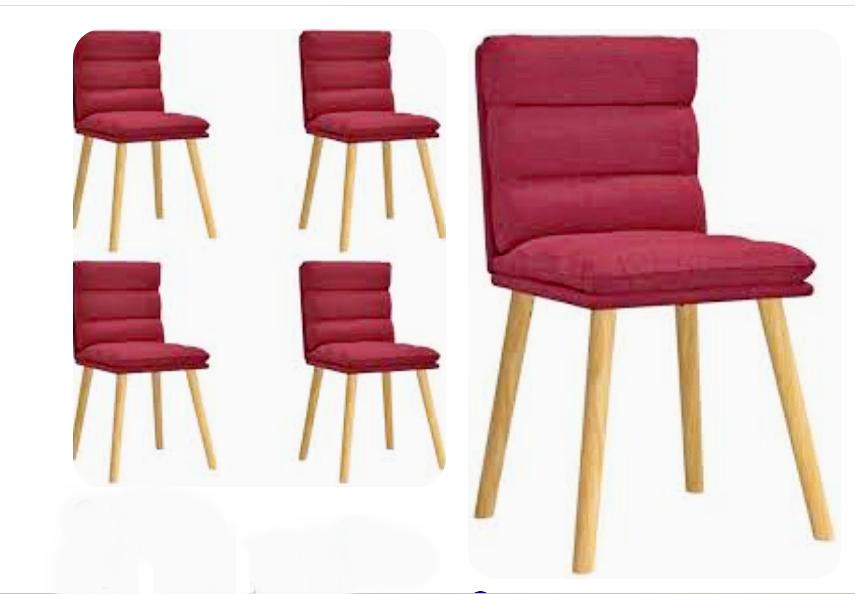 4 nieuwe stoelen, Huis en Inrichting, Ophalen, Nieuw, Vier, Stof