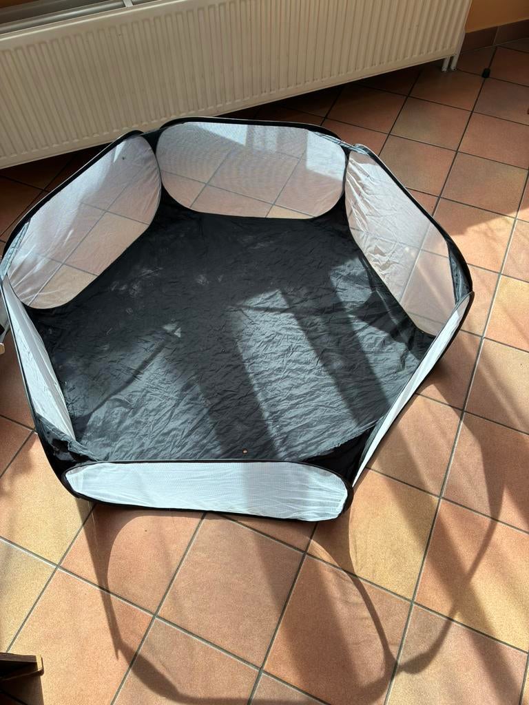 Plooibaar cavia ren met vaneste doek, Dieren en Toebehoren, Ophalen, Gebruikt