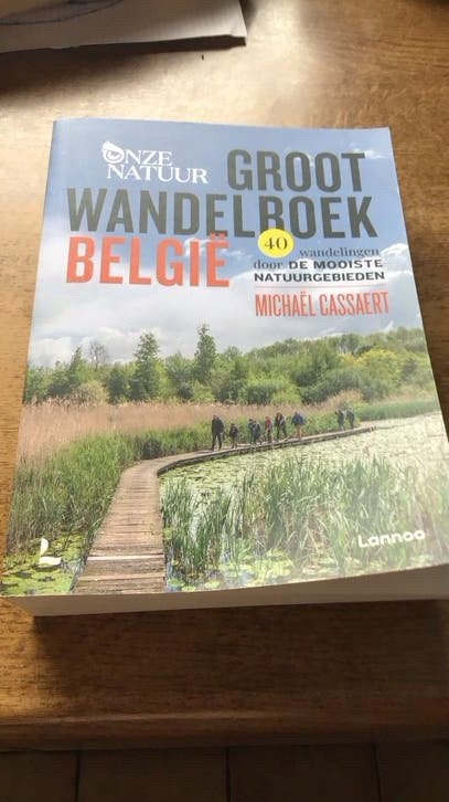 Groot wandelboek Belgie / onze natuur, Livres, Nature, Comme neuf, Enlèvement ou Envoi