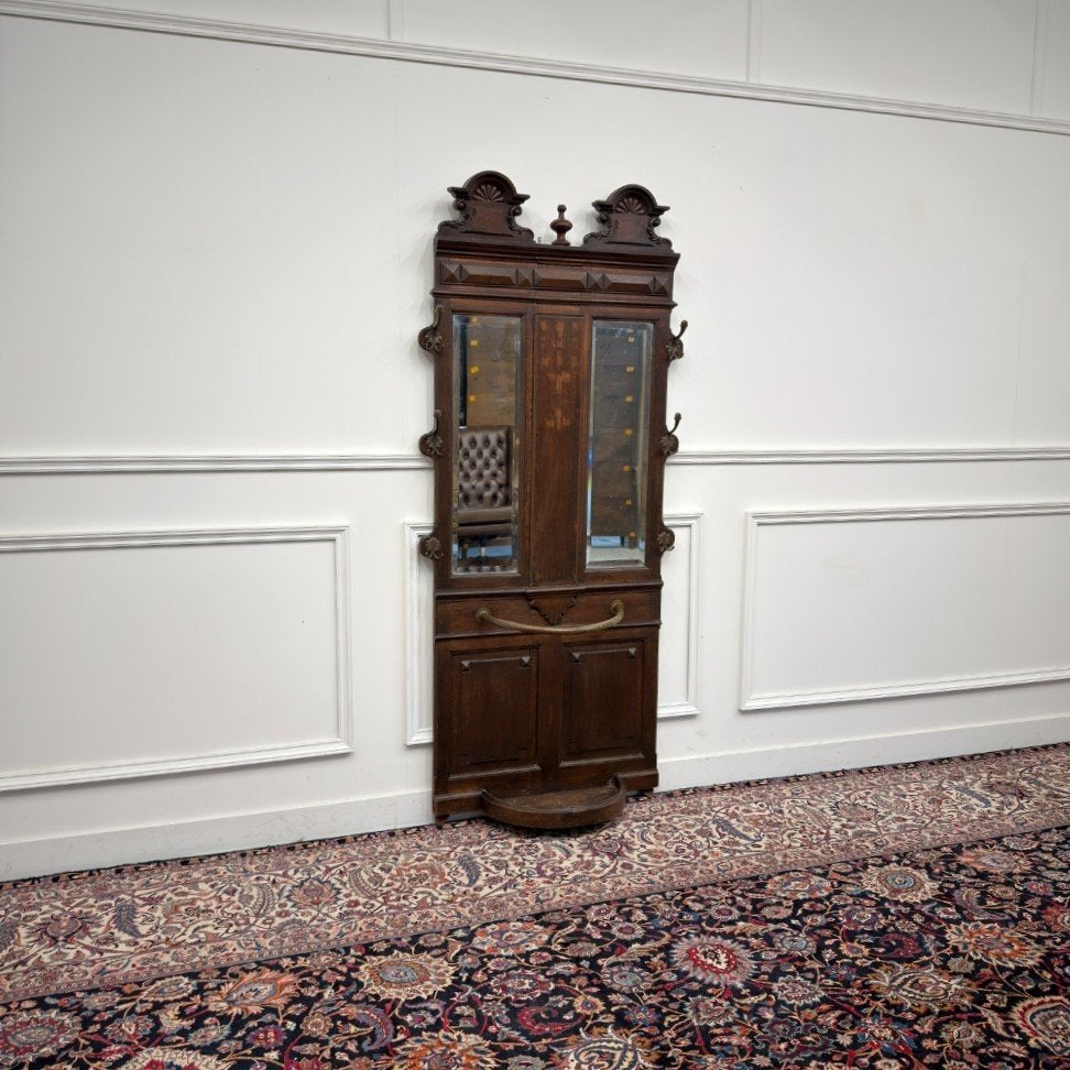 Klassiek Engelse Antieke Garderobe Kapstok, Antiek en Kunst, Ophalen of Verzenden
