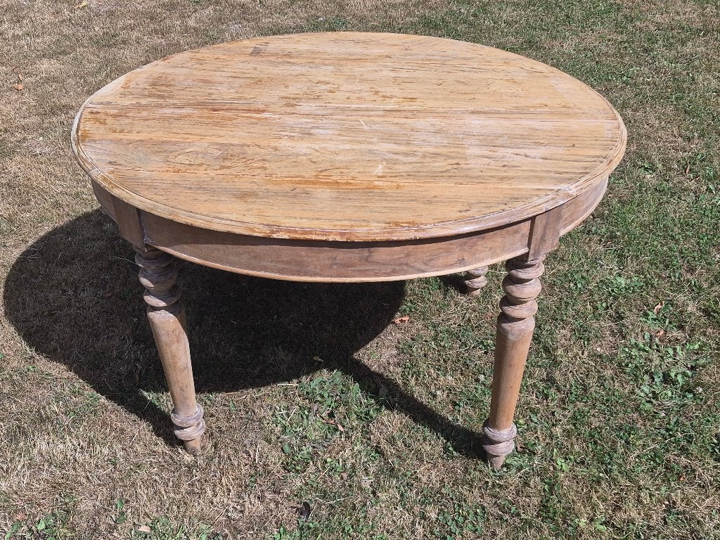 table ovale, Huis en Inrichting, Tafels | Eettafels, Ophalen, Gebruikt, 100 tot 150 cm, 50 tot 100 cm