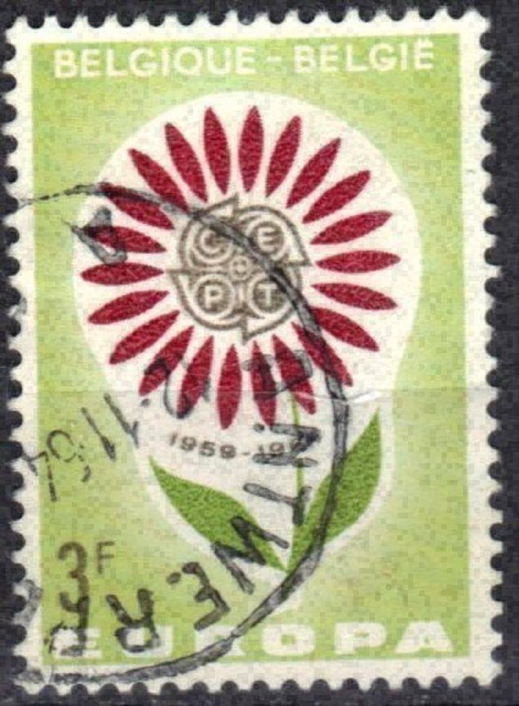 Belgique 1964 - Yvert/OBP 1298 - Europe (ST), Timbres & Monnaies, Timbres | Europe | Belgique, Envoi, Affranchi, Oblitéré, Europe