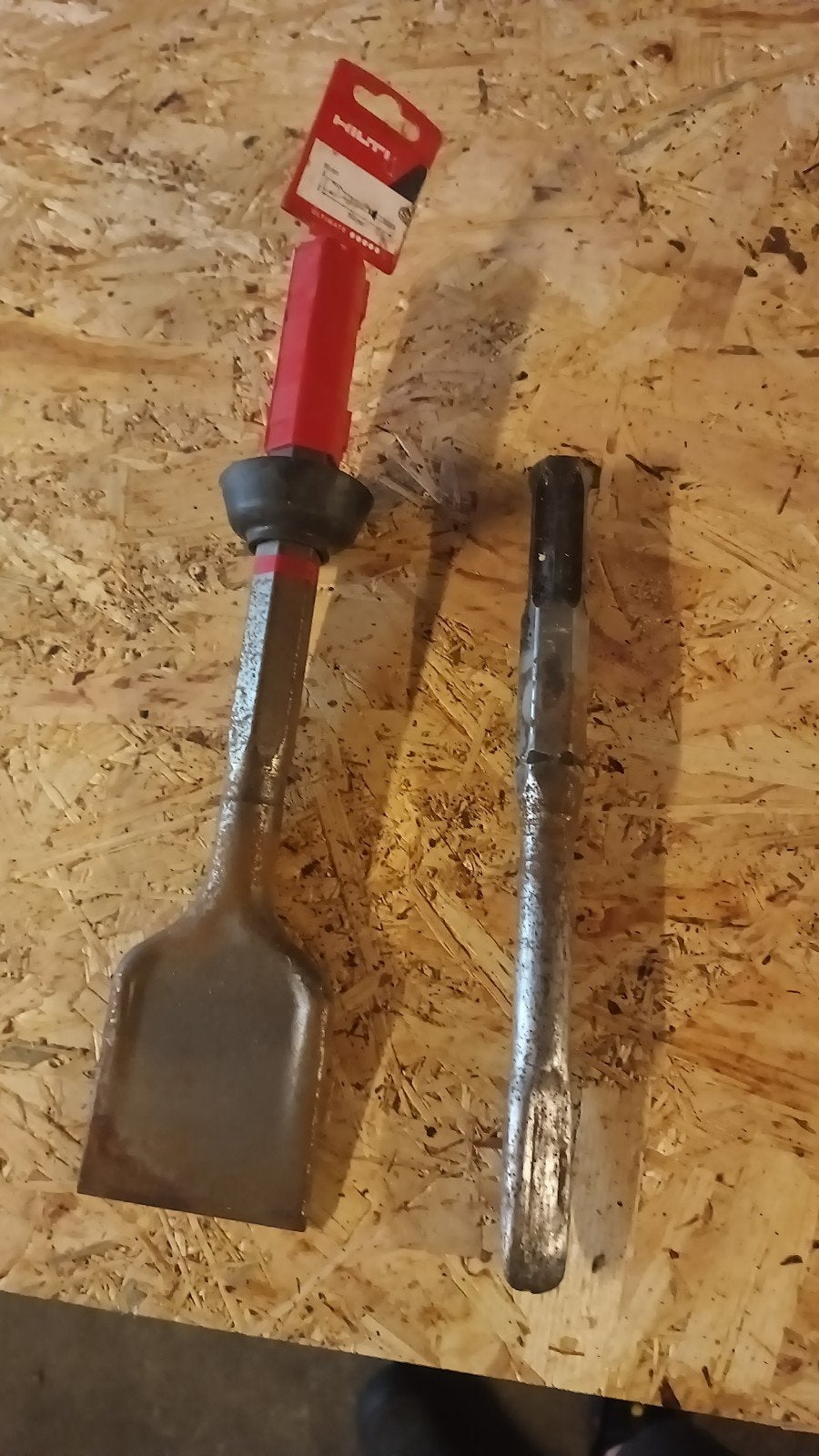 Hilti beitels, Ophalen