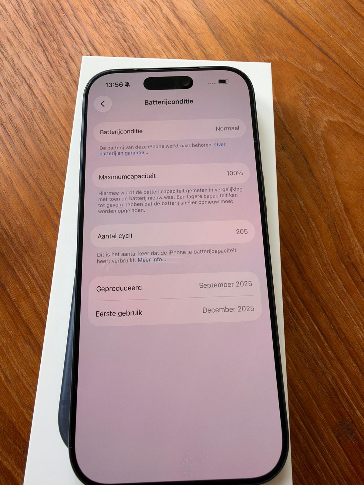 iPhone 17 pro - 256GB - deep blue - batterij 100%, Enlèvement ou Envoi, Comme neuf, IPhone 17 Pro