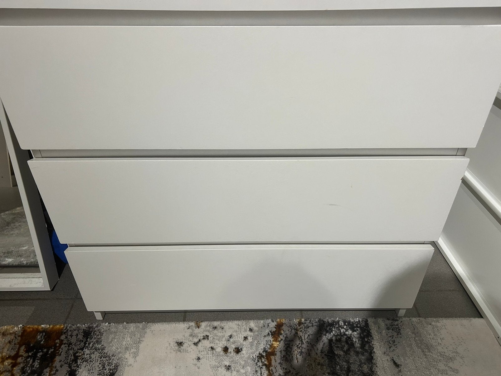 Malm ladekast IKEA, Huis en Inrichting, Kasten | Ladekasten, Ophalen, Gebruikt, 50 tot 100 cm, 3 of 4 laden