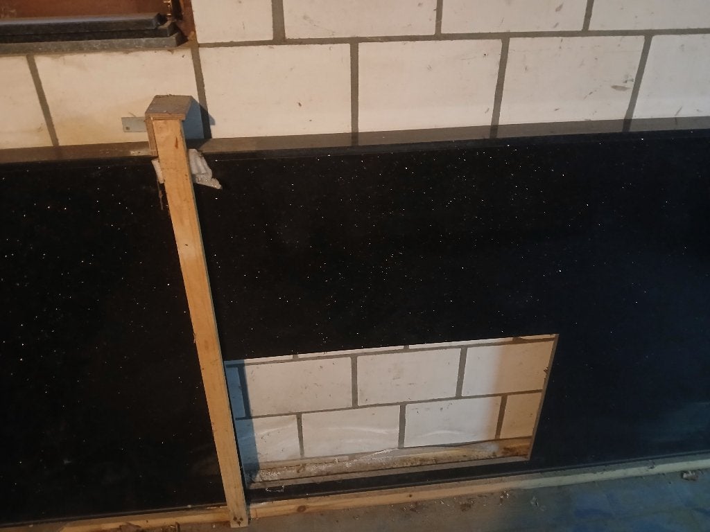 graniet keukentablet, Huis en Inrichting, Keuken | Keukenelementen, Ophalen, 75 cm of meer, Nieuw, 200 cm of meer