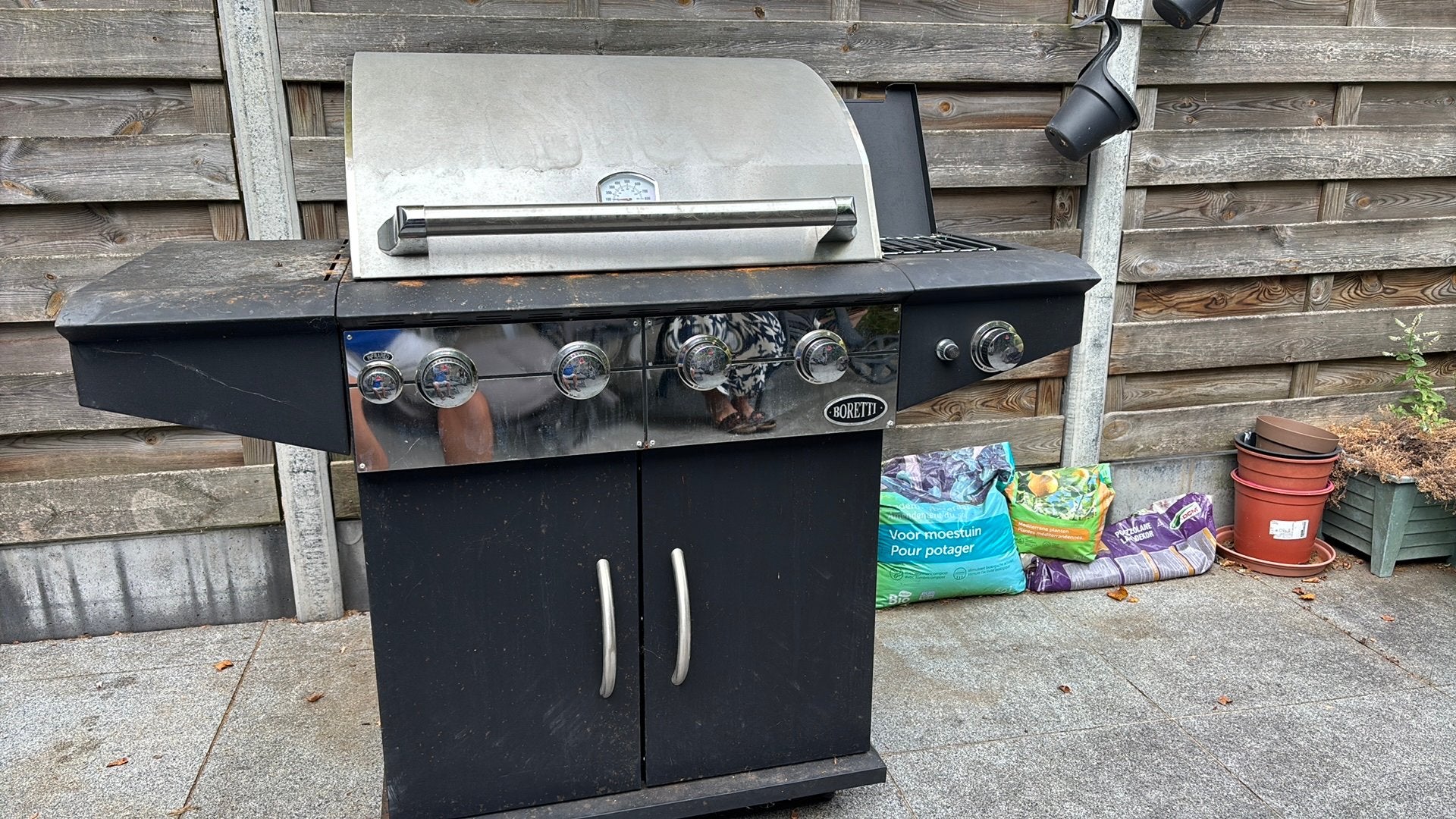 Boretti gasbarbecue om weg te geven, Tuin en Terras, Ophalen, Gebruikt