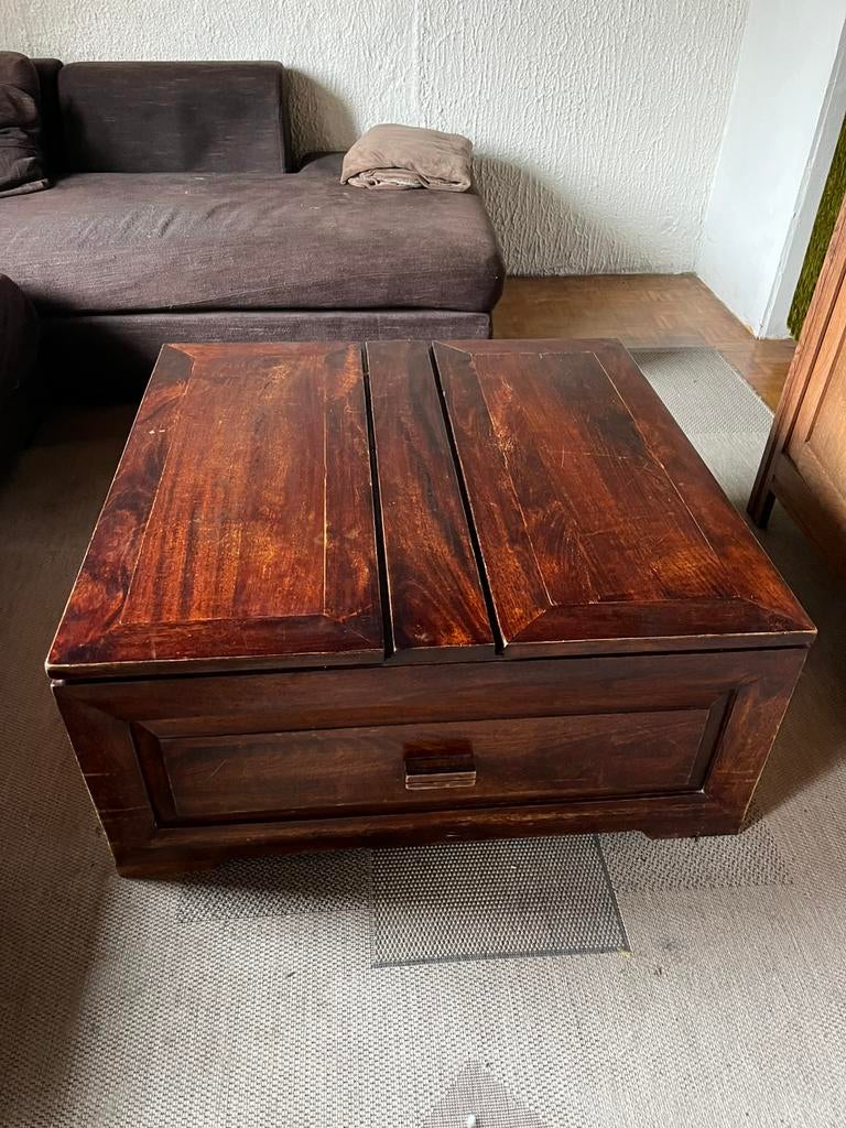 Salontafel 90 x 90, Maison & Meubles, Enlèvement, Utilisé