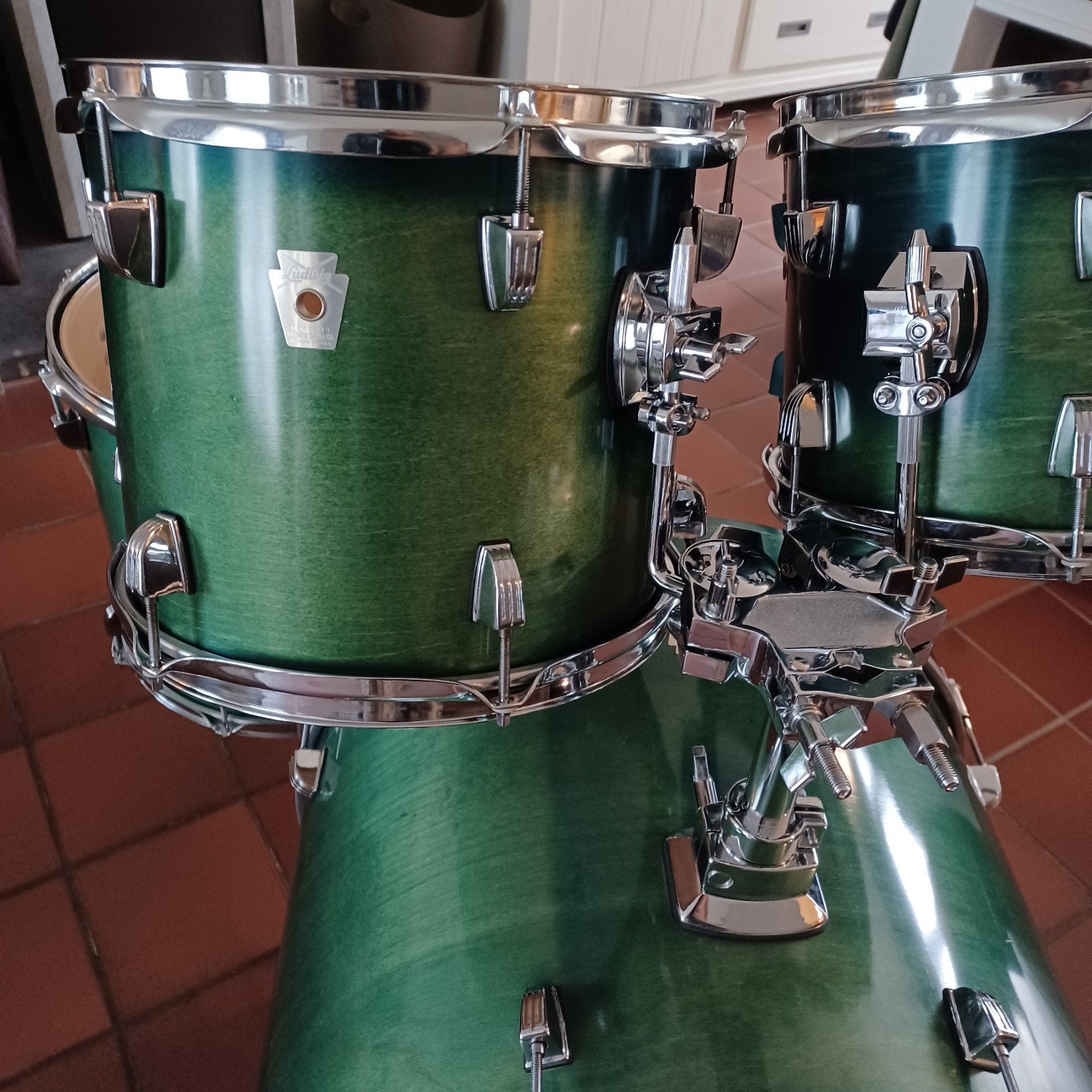 Ludwig classic birch shellset drumstel in zeer goede staat, Muziek en Instrumenten, Ophalen, Zo goed als nieuw, Drums of Percussie