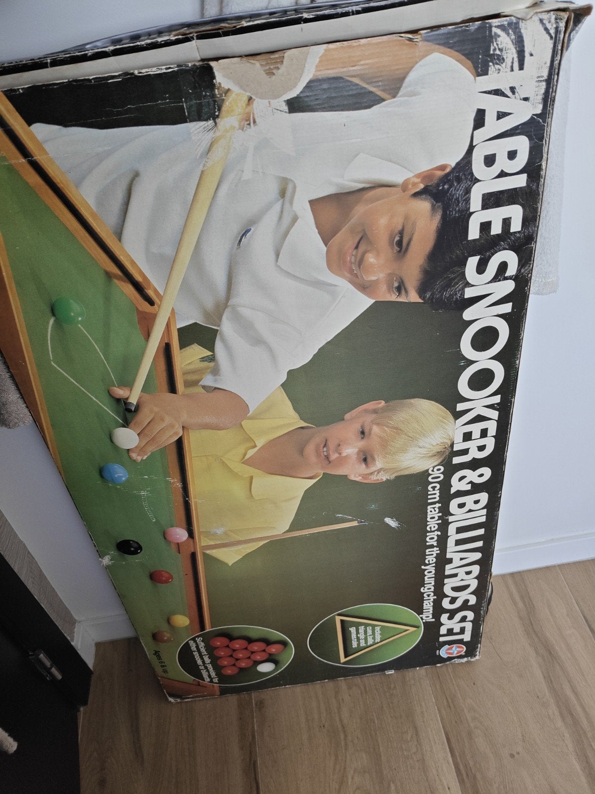 Tafelbiljart retro, Ophalen