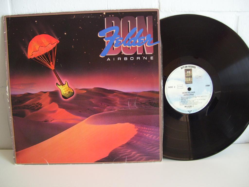 DON FELDER  airbone, Inclusief binnenhoes, Ophalen of Verzenden, Gebruikt, 12 inch