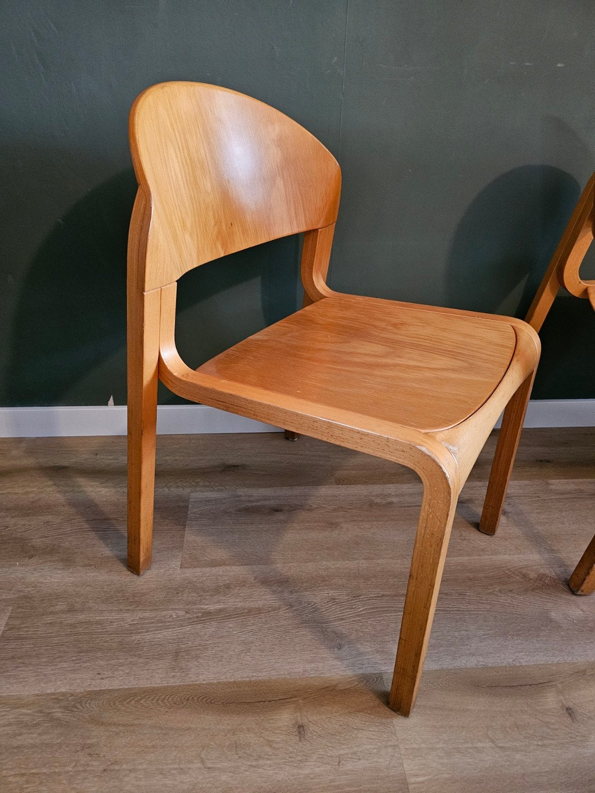 4 stuks vintage stoelen, Scandinavisch design., Ophalen