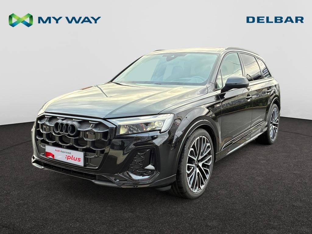 Audi Q7 Q7 50 TDi Quattro S line 7pl. Tiptronic, Auto's, Audi, Zwart, Diesel, Q7, SUV of Terreinwagen