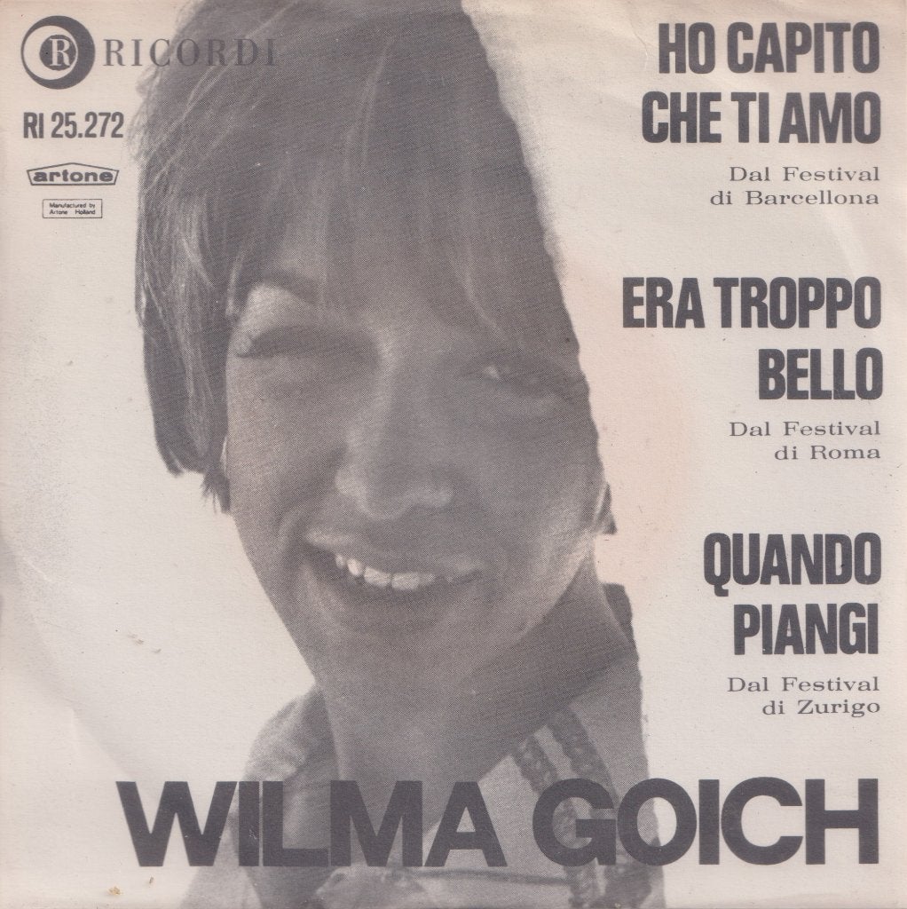 Wilma Goich – Ho Capito che ti amo / Era troppp bello - EP, CD & DVD, Vinyles Singles, Enlèvement ou Envoi, 7 inch, Utilisé, EP