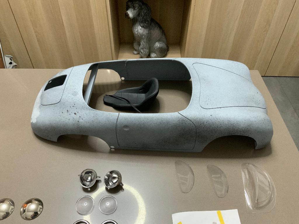 Project RAE Porsche 356 speedster schaal 1:8, Hobby en Vrije tijd, Modelauto's | 1:5 tot 1:12, Ophalen of Verzenden, Gebruikt
