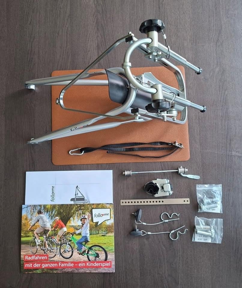 FollowMe Tandem fietsaanhanger, Fietsen en Brommers, Ophalen, Opvouwbaar, Zo goed als nieuw, Aanhangfiets