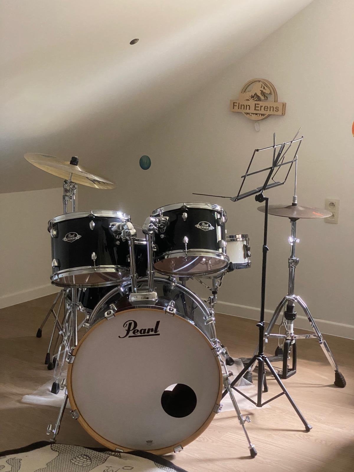 Pearl Export - compleet drumstel, Muziek en Instrumenten, Drumstellen en Slagwerk, Zo goed als nieuw, Pearl, Ophalen