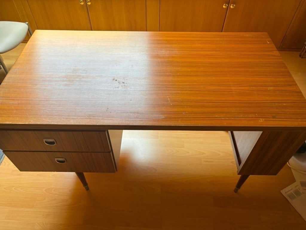 bureau, Huis en Inrichting, Ophalen, Gebruikt, Hout, Schoolbureau