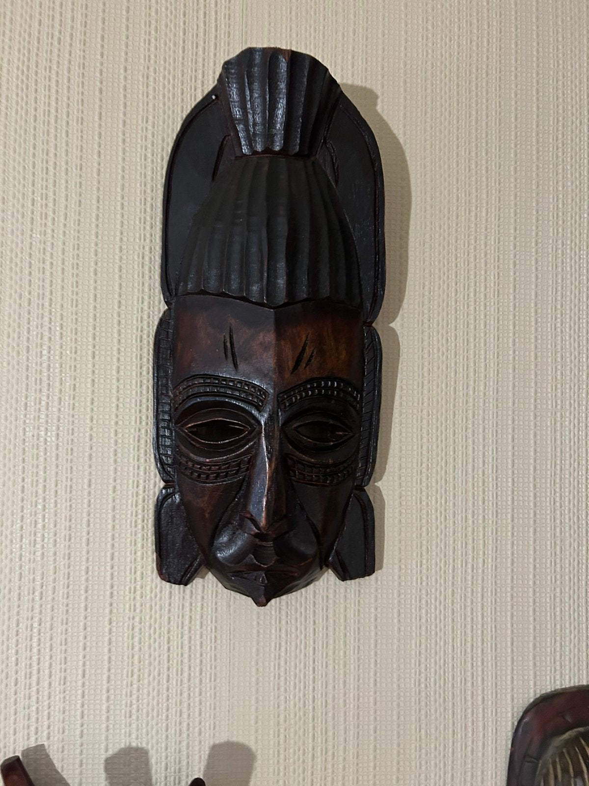 Klein Afrikaans masker, Antiquités & Art, Art | Art non-occidental, Enlèvement, Masque