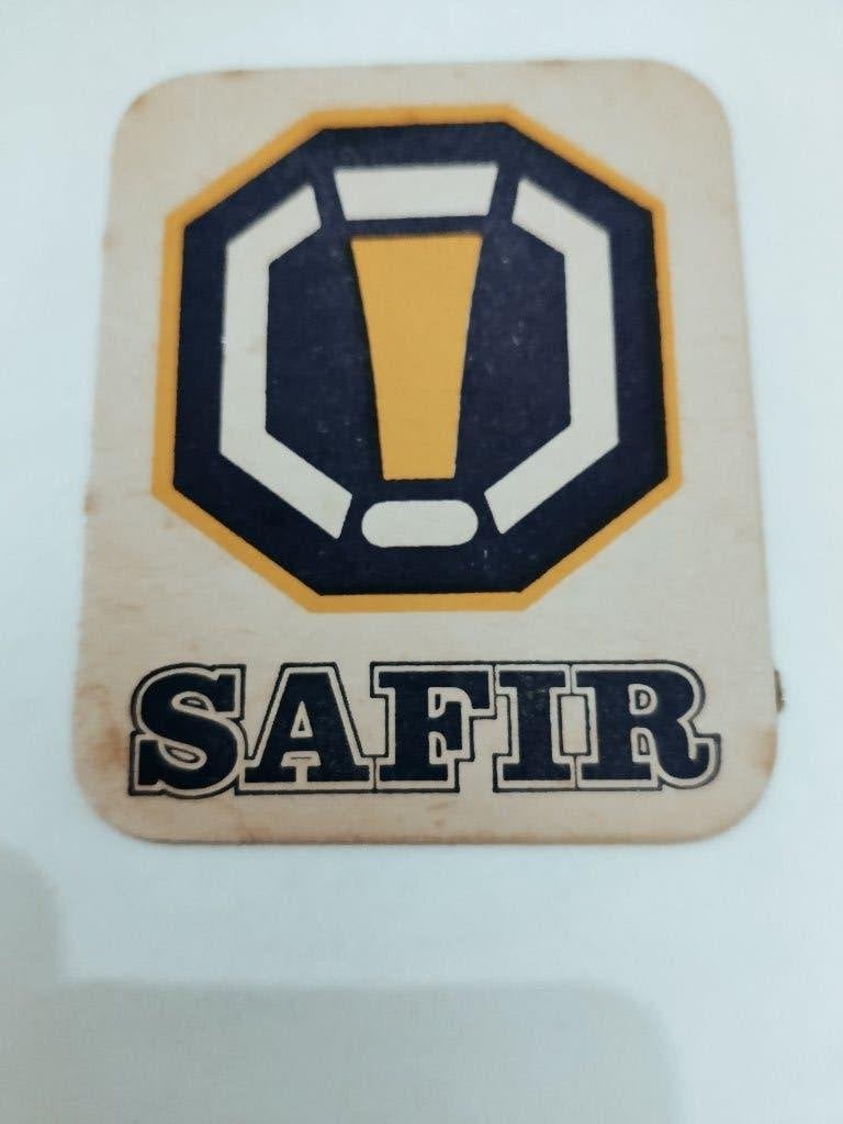 Bierviltje Safir, Ophalen of Verzenden, Zo goed als nieuw, Viltje(s), Overige merken