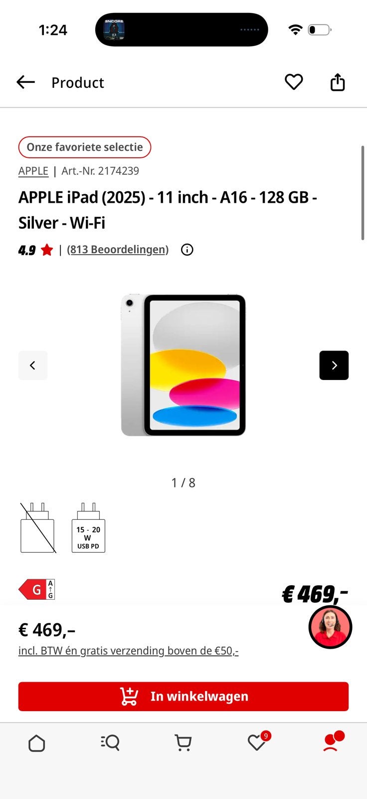 Apple Ipad, Telecommunicatie, Ophalen of Verzenden, Zo goed als nieuw