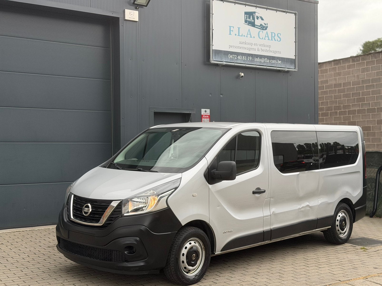 MINIBUS NISSAN NV300 9PL BJ2018 AIRCO  NAVIGATIE EURO6B FULL, Essai à domicile, Entreprise, Noir, Diesel