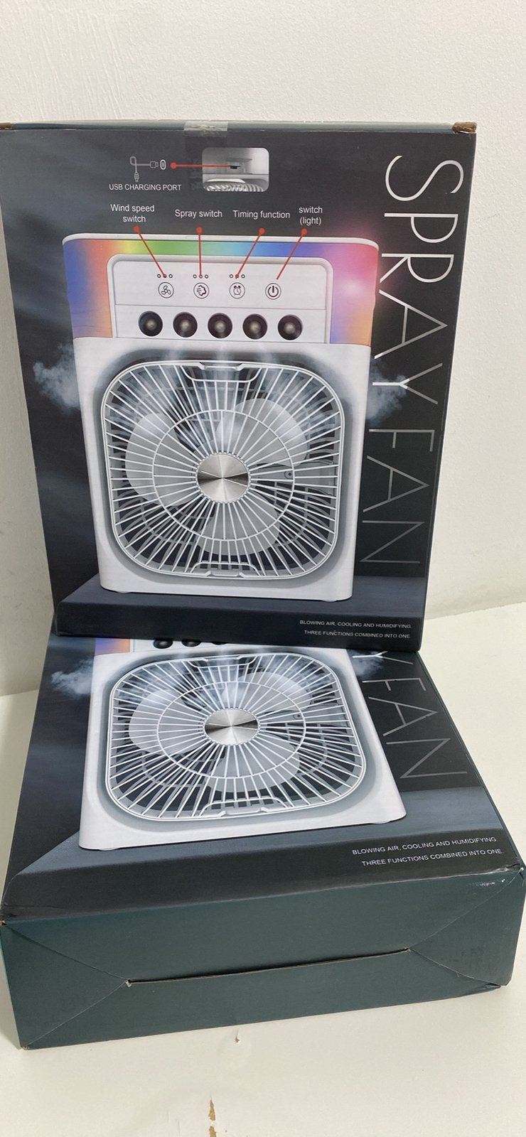 Mini climatiseur portable 3-en-1 neuf, Electroménager, Climatiseurs, Neuf, Classe énergétique A ou plus économe, 60 à 100 m³, Enlèvement ou Envoi