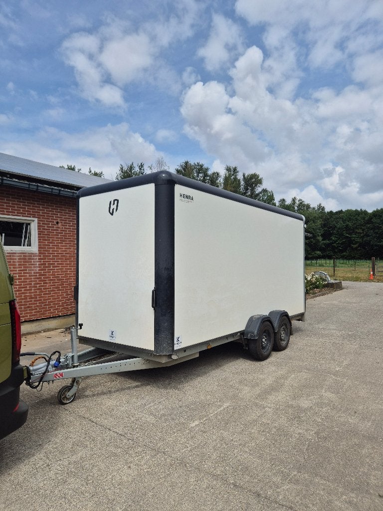 Henra gesloten aanhangwagen 4.65X1.83X2.2 3,5T, Enlèvement, Comme neuf