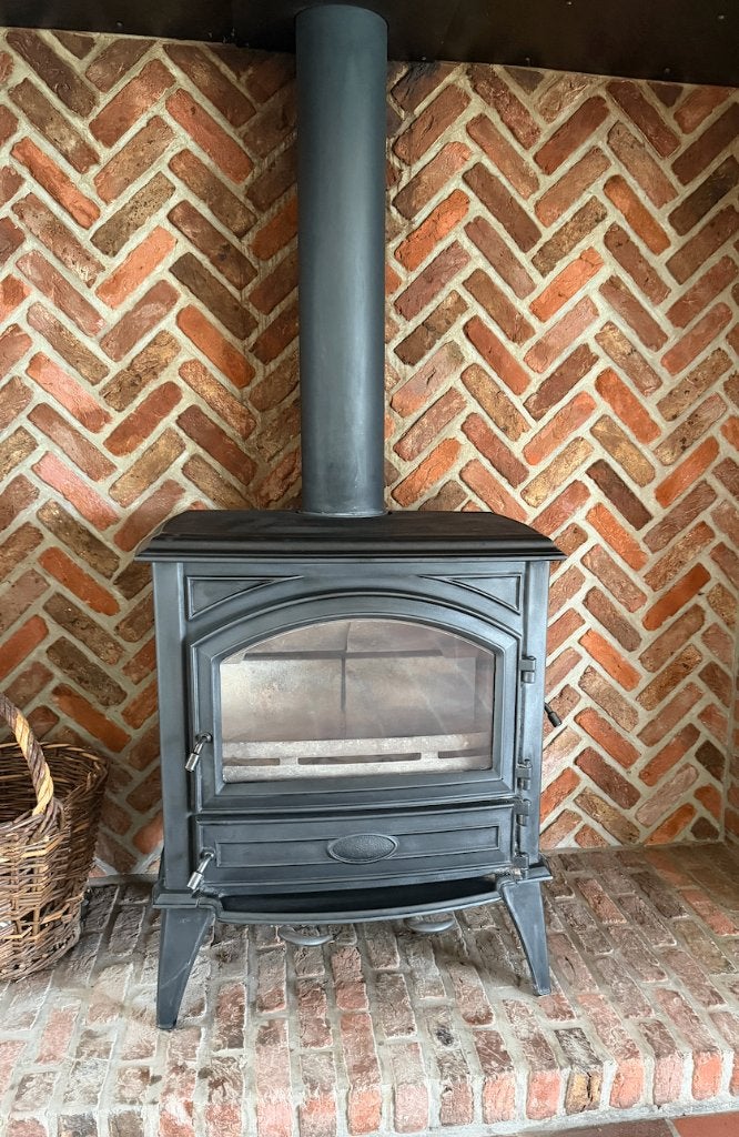 Dovre houtkachel, Huis en Inrichting, Ophalen, Gebruikt, Houtkachel, Vrijstaand