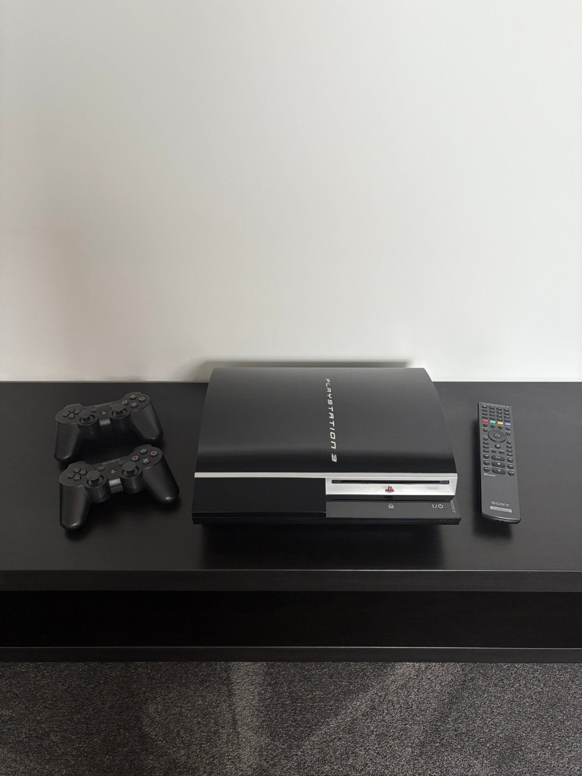 PS3 fat 80 Go + 2 manettes + télécommande, Consoles de jeu & Jeux vidéo, Phat, 80 GB, Enlèvement, Utilisé