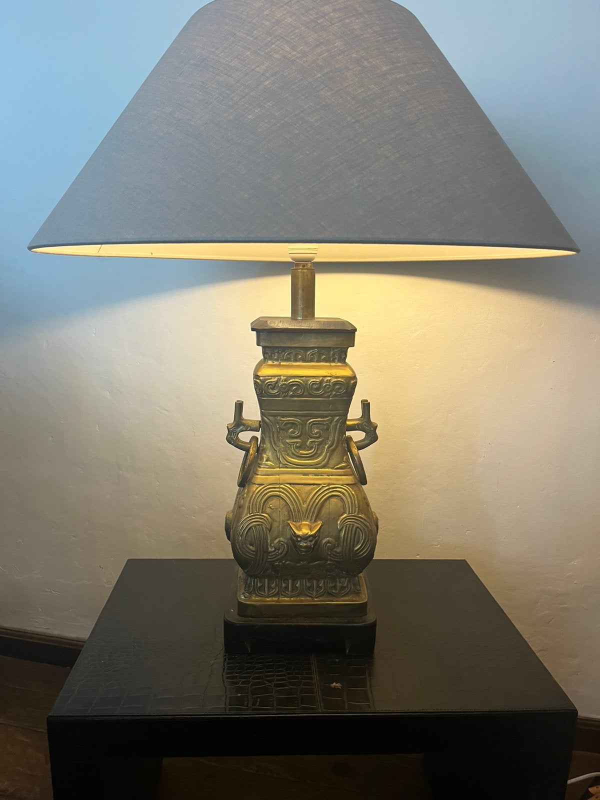 Midcentury holywood regency chinese lamp, Ophalen