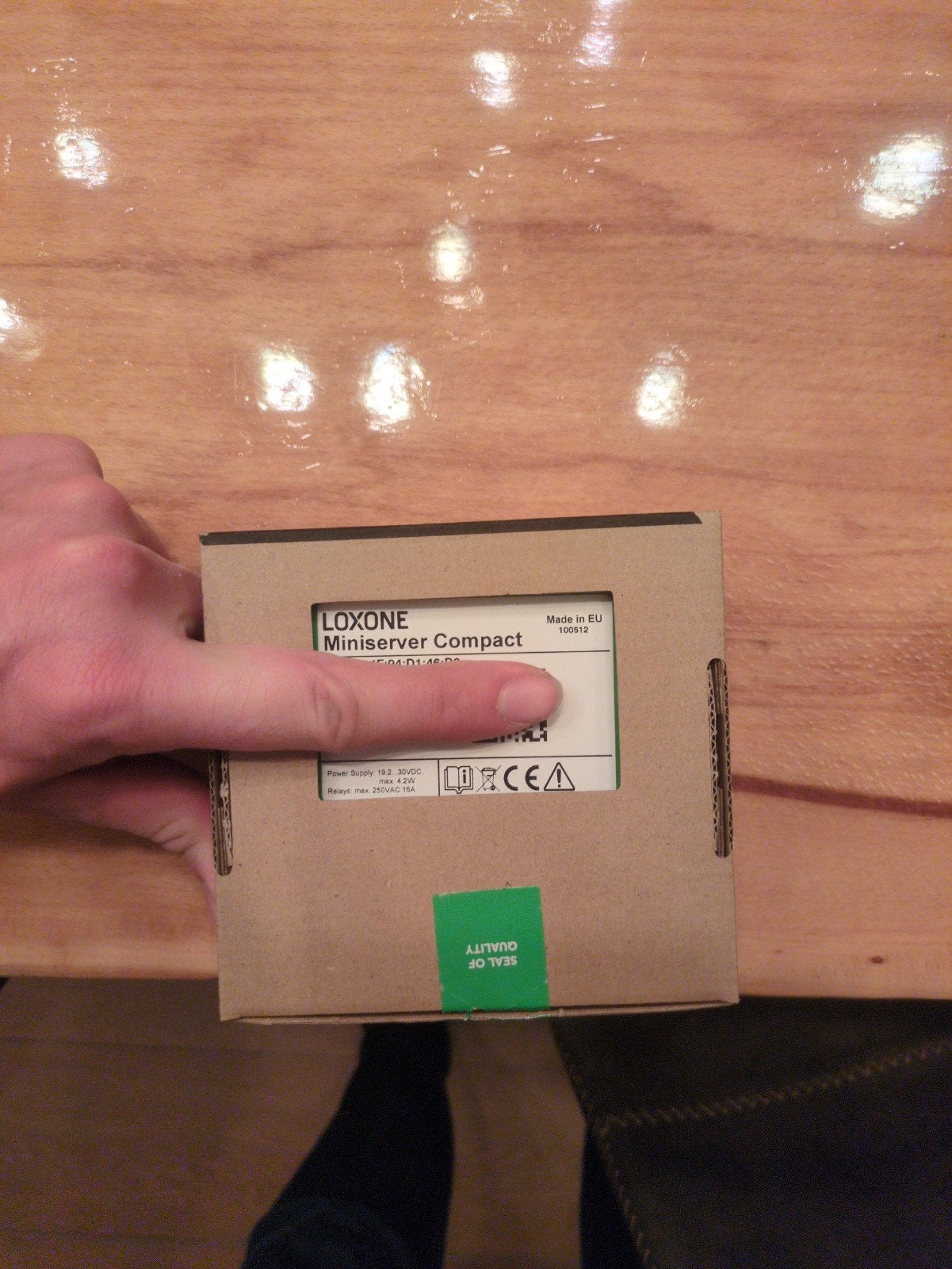 loxone mini server compact, Ophalen