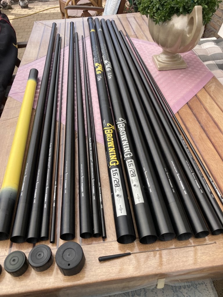 Te Koop BROWNIG 16/20 HENGEL 13 meter KITAN POWER  Z 4.5, Ophalen, Zo goed als nieuw