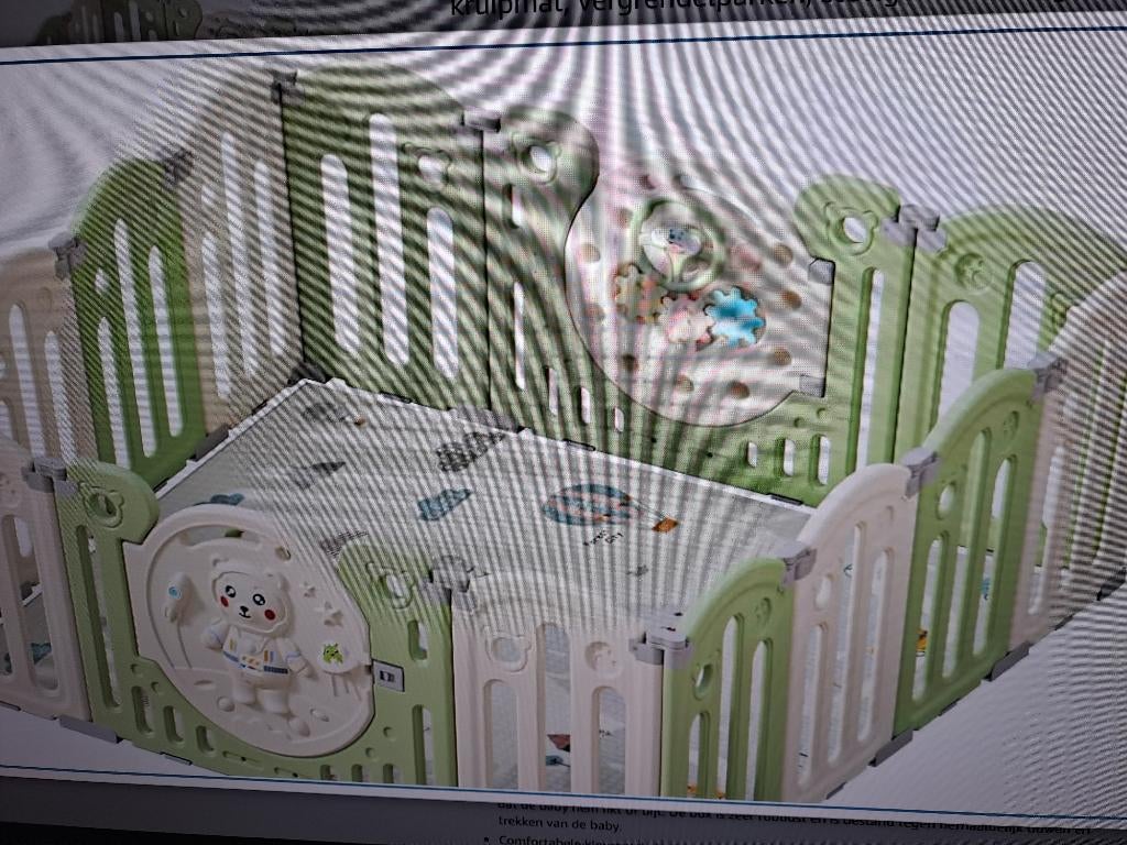 modulaire babybox met kruipmat, Ophalen, Zo goed als nieuw, Rechthoekig