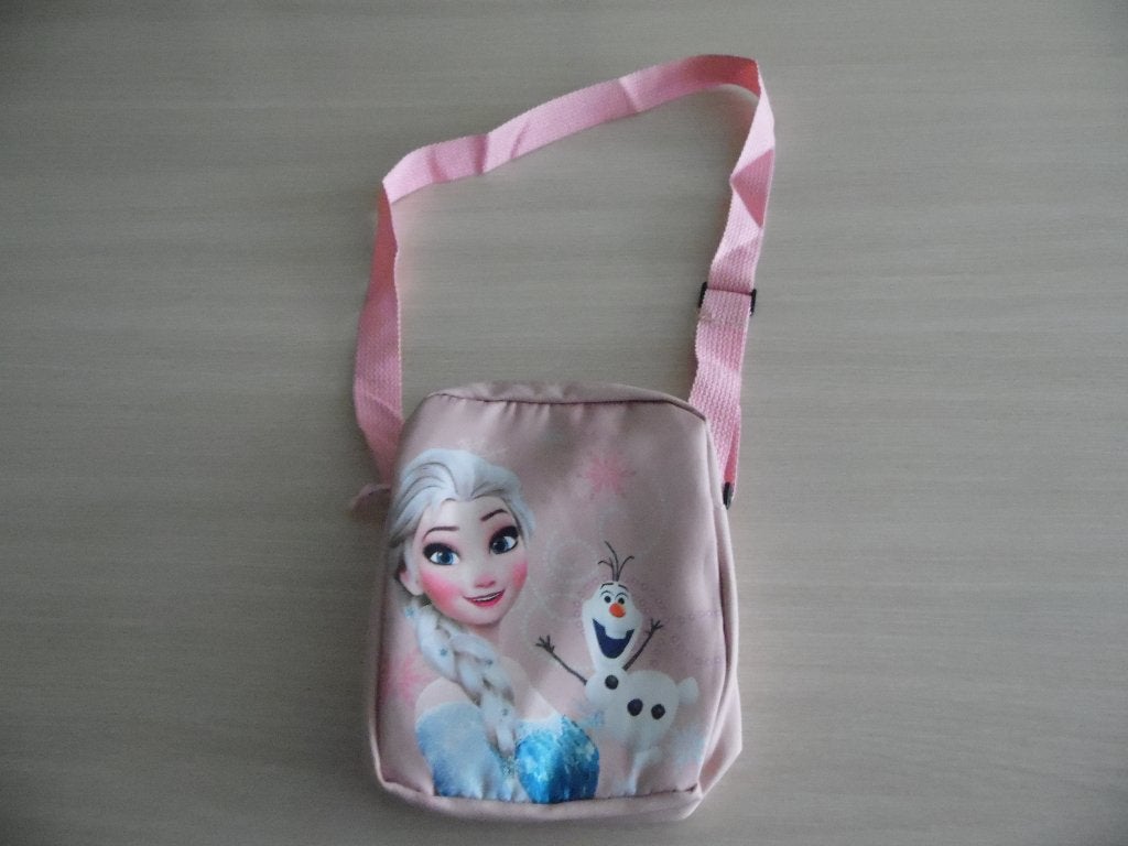 SAC REINE DES NEIGES     DISNEY   NEUF, Enlèvement ou Envoi, Rose, Fermeture éclair, Sac