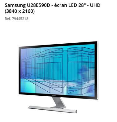 Ecran pc samsung 4k, Kantelbaar, 1 tot 2 ms, 60 Hz of minder, Ophalen
