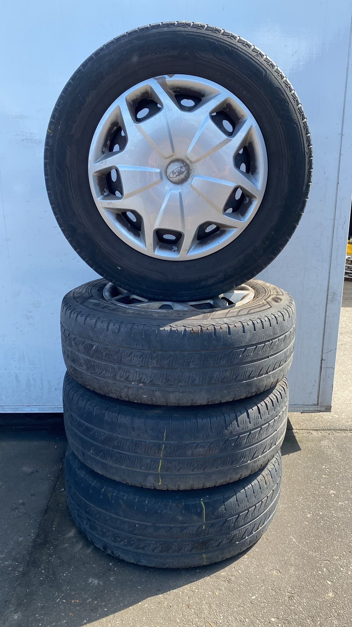 Ford Transit Custom Allseason Banden Set 215-65-15 5x160, Pneus et Jantes, -, Utilisé, -