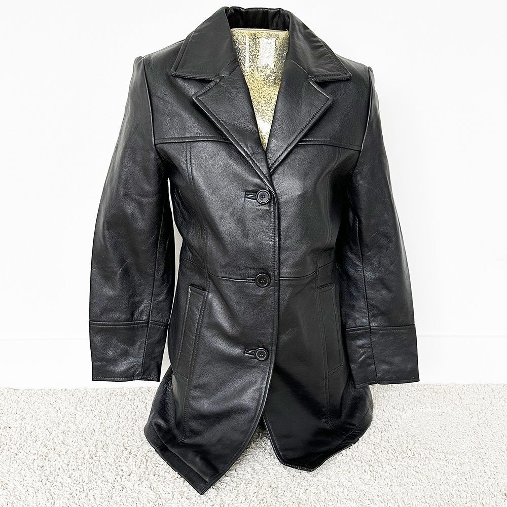 Soepele Leren Leather Master Classics Jas 4 (M) € 65,-, Maat 38/40 (M), Verzenden, Leather Master Classics, Zwart