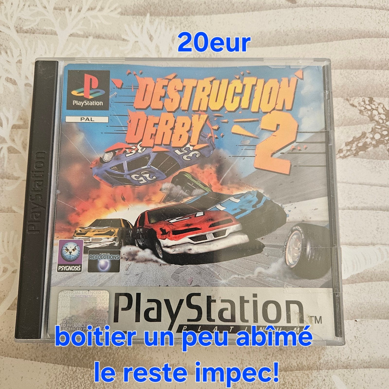 Destruction Derby 2 ps1, Games en Spelcomputers, Ophalen of Verzenden, Gebruikt, Racen en Vliegen