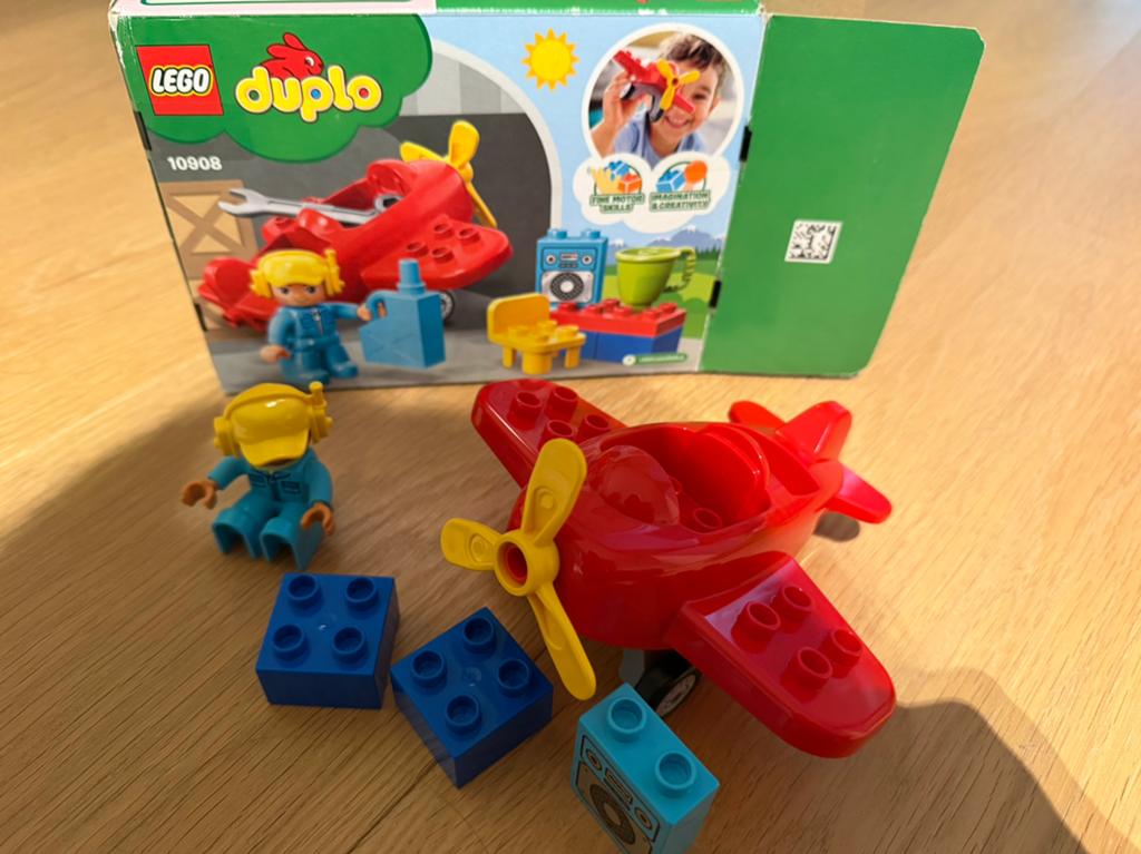Duplo 10908 helikopter, Enlèvement, Comme neuf, Duplo
