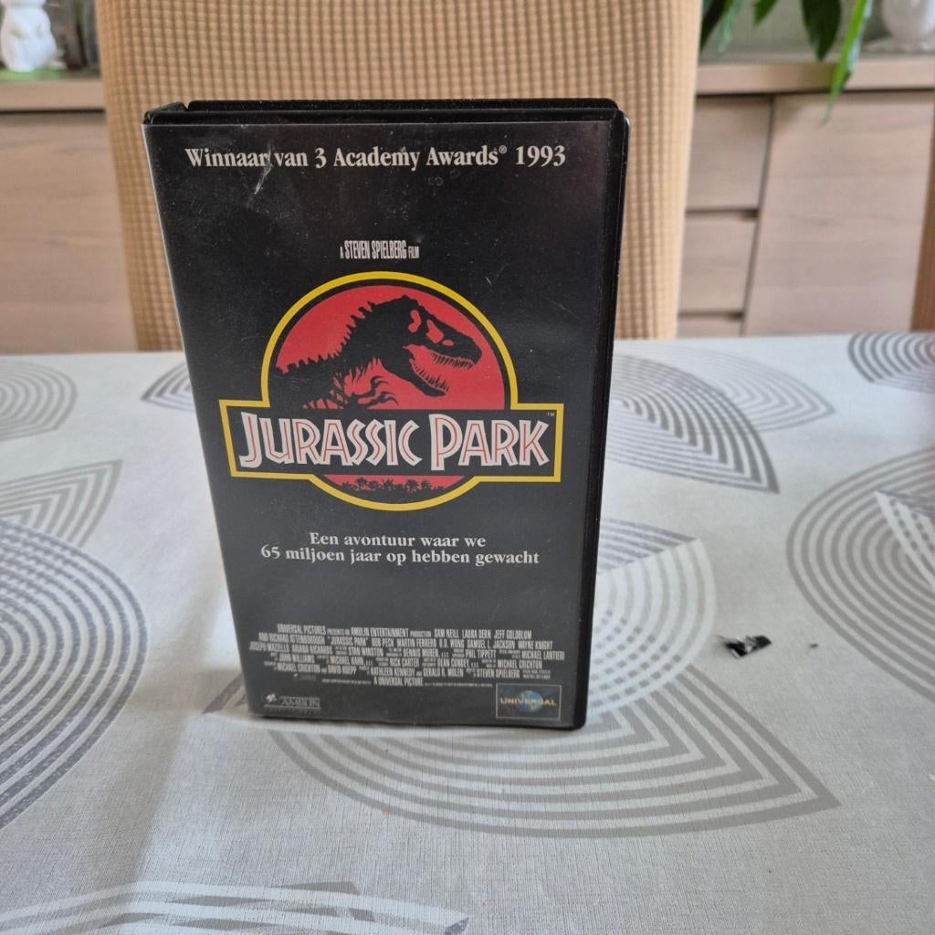 VHS video Jurassic park, Ophalen of Verzenden, Gebruikt, Actie en Avontuur