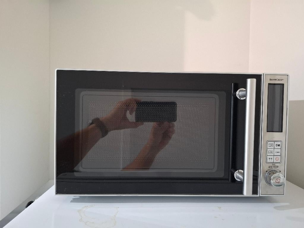 combi magnetron, Electroménager, Enlèvement, Utilisé, 45 à 60 cm, Plaque tournante