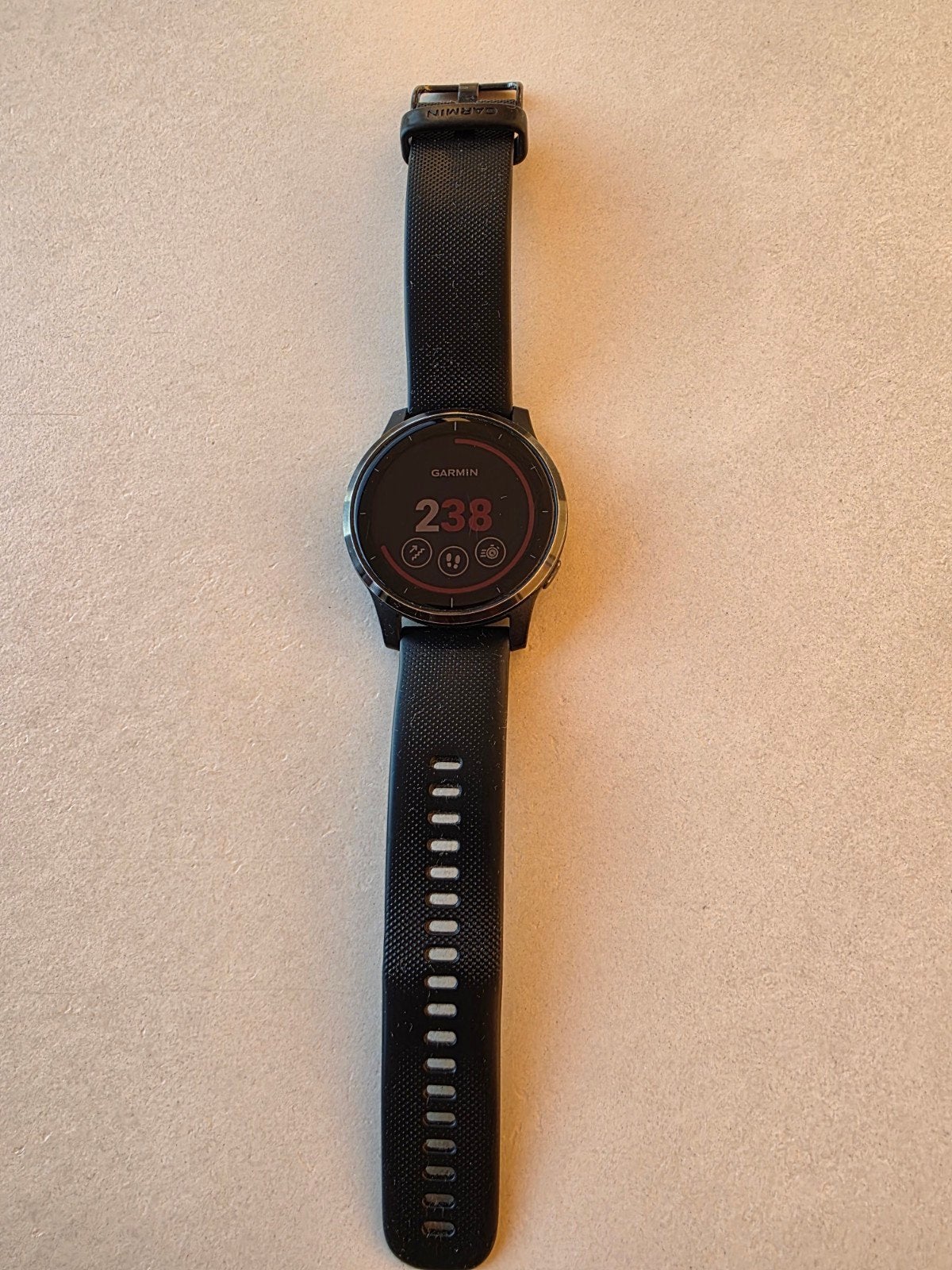 Garmin Vivoactive 4, Handtassen en Accessoires, Sporthorloges, Garmin Vivoactive 4, Gebruikt, Zwart, Ophalen of Verzenden