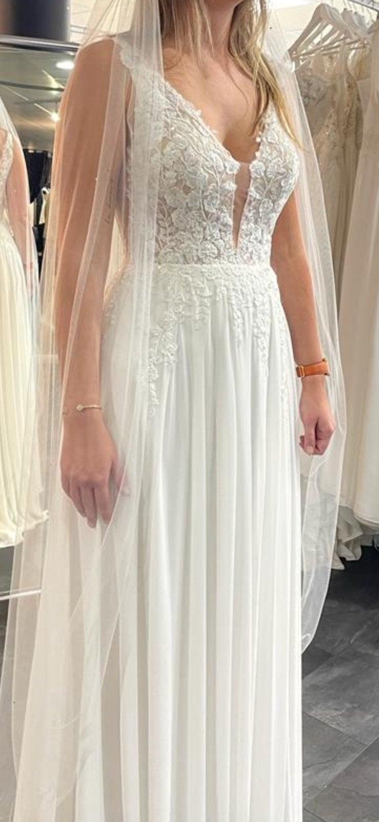 Mooi trouwkleed maat38, Kleding | Dames, Ophalen, Zo goed als nieuw